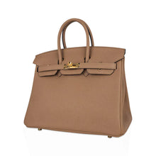 Load image into Gallery viewer, Birkin 25 Bag in Chai Togo Leather with Gold Hardware