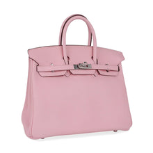 Load image into Gallery viewer, Birkin 25 Bag Rose Sakura Palladium Hardware Rare
