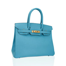 Load image into Gallery viewer, Birkin 30 Bag Blue du Nord Gold Hardware Epsom Leather