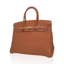 Load image into Gallery viewer, Birkin 35 Bag Gold Togo Leather with Gold Hardware