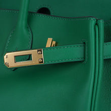 Load image into Gallery viewer, Birkin 25 Bag in Cactus Swift Leather with Gold Hardware