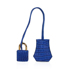 Load image into Gallery viewer, Birkin 25 Bag Blue Zellige Matte Alligator Gold Hardware