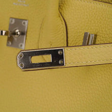 Load image into Gallery viewer, Birkin 25 Bag Jaune Poussin Togo Leather with Palladium Hardware