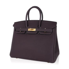 Load image into Gallery viewer, Birkin 25 Bag Chocolat Gold Hardware Togo Leather