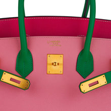 Load image into Gallery viewer, Birkin 35 HSS Bag Rose Confetti/Rose Tyrien/Bamboo Brushed Gold Hardware