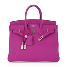 Load image into Gallery viewer, Birkin 25 Bag Magnolia Togo Palladium Hardware