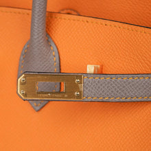 Load image into Gallery viewer, Birkin HSS 25 Bag Jaune Ambre / Gris Asphalte Gold Hardware