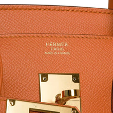 Load image into Gallery viewer, Birkin 30 Bag Abricot Gold Hardware Epsom Leather New w/ Box