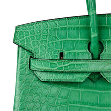 Load image into Gallery viewer, Birkin 35 Bag Matte Alligator Cactus Gold Hardware