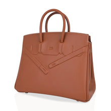 Load image into Gallery viewer, Shadow Birkin 25 Bag Gold Evercalf Limited Edition