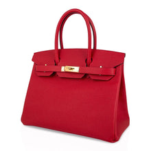 Load image into Gallery viewer, Birkin 30 Bag Rouge Casaque Gold Hardware Epsom Leather