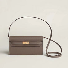 Load image into Gallery viewer, Grey To Go Wallet Gold Hardware Bag