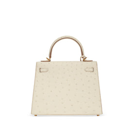 Ostrich White Gold Harrdware