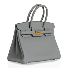 Load image into Gallery viewer, Birkin 30 Bag Gris Mouette Gold Hardware Togo Leather