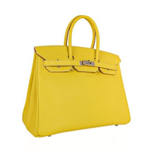 Load image into Gallery viewer, Birkin 35 Lime Candy Limited Edition Bag Epsom Palladium