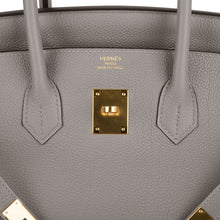 Load image into Gallery viewer, Birkin 35 Bag Gris Asphalte Togo Gold Hardware