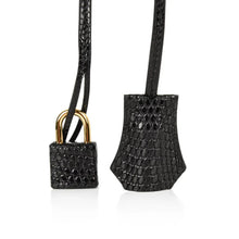 Load image into Gallery viewer, Birkin 30 Bag Jet Black Lizard Gold Hardware