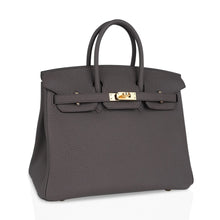 Load image into Gallery viewer, Birkin 25 Bag Etain Gold Hardware Togo Leather New w/Box