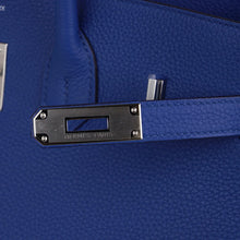 Load image into Gallery viewer, Birkin 35 Bag Blue de France Togo Leather with Palladium Hardware
