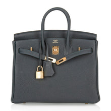 Load image into Gallery viewer, Birkin 25 Bag Vert Rousseau Togo Gold Hardware