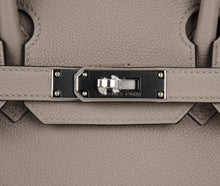 Load image into Gallery viewer, Birkin 30 Bag Gris Asphalte Togo Palladium Hardware