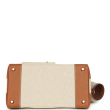 Load image into Gallery viewer, Birkin Cargo 35 Gold Swift and Gold-Ecru Toile H Canvas Palladium Hardware