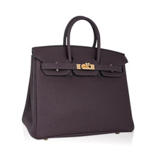 Load image into Gallery viewer, Birkin 25 Bag Chocolat Gold Hardware Togo Leather