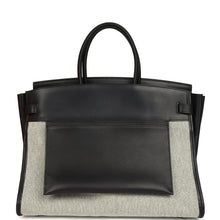 Load image into Gallery viewer, Birkin 35 A L'Envers Black-Ecru Toile H Canvas and Black Volupto Palladium Hardware