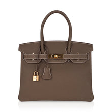 Load image into Gallery viewer, Birkin 30 Bag Etoupe (Taupe) Gold Hardware Togo Leather