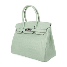 Load image into Gallery viewer, Birkin 30 Bag Vert D’eau Matte Alligator Palladium Hardware