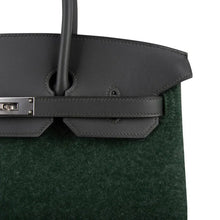 Load image into Gallery viewer, Birkin 35 Limited Edition Bi-Color Vert Anglais Feutre Vert Cypress Swift