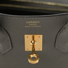 Load image into Gallery viewer, Birkin 25 Gris Meyer crafted from incredibly soft Togo calfskin leather