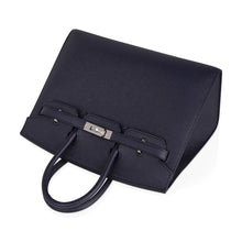 Load image into Gallery viewer, Birkin Sellier 25 Bag Blue Indigo Epsom Leather with Palladium Hardware