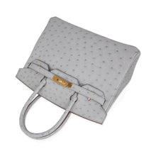 Load image into Gallery viewer, Birkin 30 Bag Gris Perle Ostrich with Gold Hardware