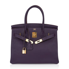Load image into Gallery viewer, Birkin 30 Bag Raisin Rich Original Colour Gold Hardware Togo Leather