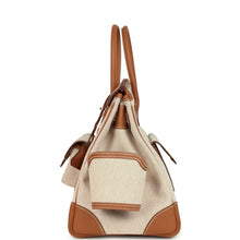 Load image into Gallery viewer, Birkin Cargo 35 Gold Swift and Gold-Ecru Toile H Canvas Palladium Hardware