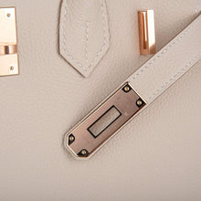 Load image into Gallery viewer, Birkin 30 Bag Craie Togo Leather with Rose Gold Hardware
