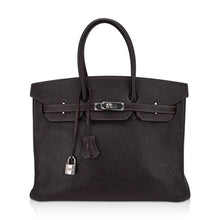 Load image into Gallery viewer, Birkin 35 Bag Cocoan Brown Chevre Leather with Palladium Hardware