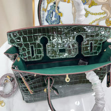 Load image into Gallery viewer, Birkin Vert Titien Matte Alligator Gold Hardware