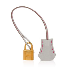 Load image into Gallery viewer, Special Order HSS Birkin 30 Bag Rose Shocking &amp; Gris Perle Chevre Leather with Brushed Gold Hardware