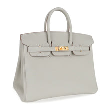 Load image into Gallery viewer, Birkin 25 Bag Gris Perle Togo Gold Hardware