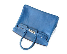 Load image into Gallery viewer, Birkin 25 Bag Mykonos Very Rare Lizard Palladium Hardware