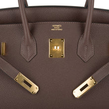 Load image into Gallery viewer, Birkin 35 Bag Chocolate Togo Gold Hardware