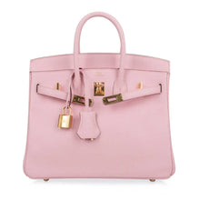 Load image into Gallery viewer, Birkin 25 Bag Rose Sakura Swift Gold Hardware Rare
