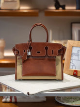 Load image into Gallery viewer, Birkin 35 L'Envers Edition Fauve Barenia Faubourg Palladium Hardware