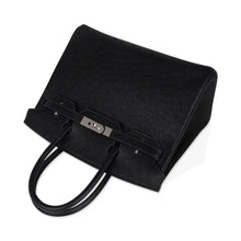 Load image into Gallery viewer, Birkin HSS 30 Bag Black (Noir ) Ostrich Palladium Hardware