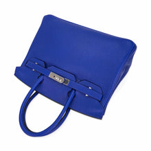 Load image into Gallery viewer, Birkin 30 Bag Blue Electric Novillo Leather with Palladium Hardware