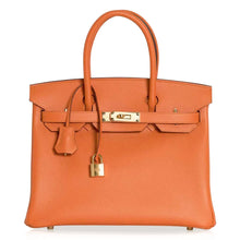 Load image into Gallery viewer, Birkin 30 Bag Abricot Gold Hardware Epsom Leather New w/ Box