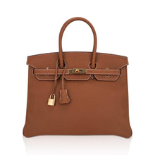 Load image into Gallery viewer, Birkin 35 Bag Gold Togo Leather with Gold Hardware