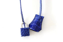 Load image into Gallery viewer, Birkin 35 Bag Vivid Electric Blue Porosus Crocodile Palladium